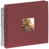 Hama Album a spirale Fine Art bordeaux 28x24 cm 50 pagine nere