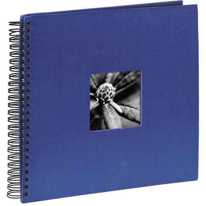 Hama Spiral Album Fine Art blu 36x32 cm 50 pagine nere