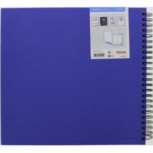Hama Spiral Album Fine Art blu 36x32 cm 50 pagine nere