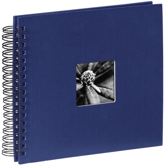 Hama Spiral Album Fine Art blu 28x24 cm 50 pagine nere
