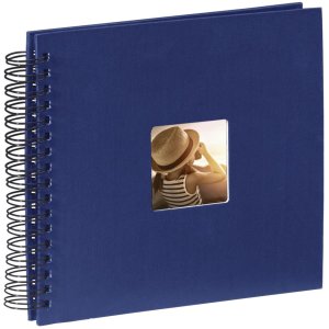 Hama Spiral Album Fine Art blu 28x24 cm 50 pagine nere