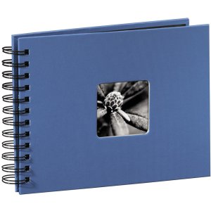 Album piccolo a spirale Fine Art 24x17 cm azzurro