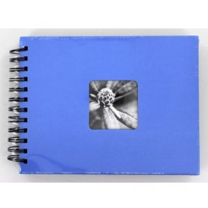 Album piccolo a spirale Fine Art 24x17 cm azzurro
