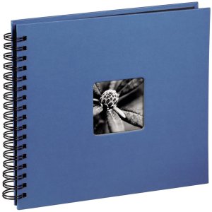 Hama Spiral Album Fine Art azzurro 36x32 cm 50 pagine nere