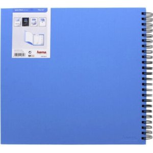 Hama Spiral Album Fine Art azzurro 36x32 cm 50 pagine nere