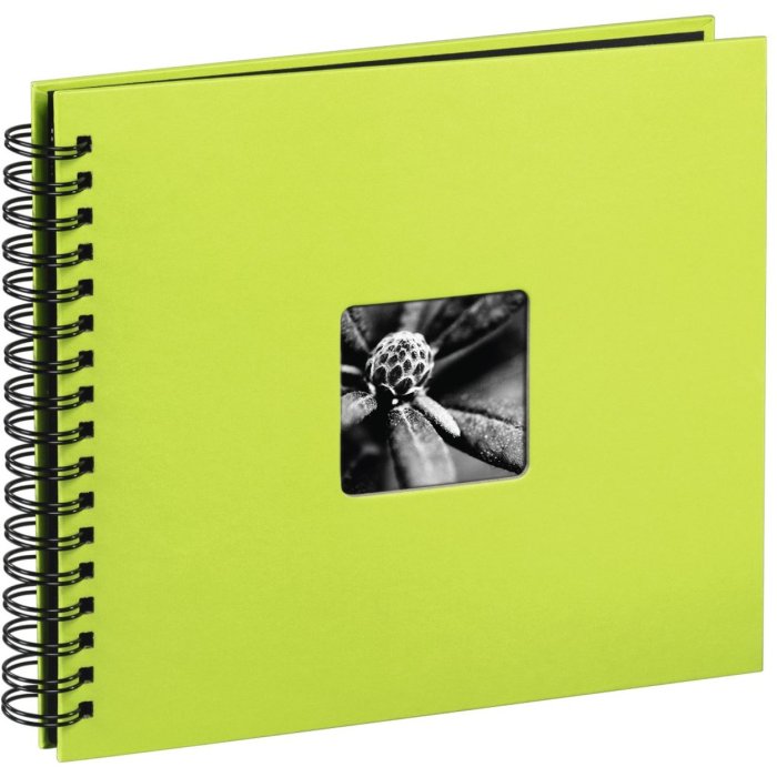 Hama Spiral Album Fine Art kiwi 28x24 cm 50 pagine nere
