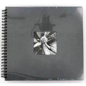 Hama Spiral Album Fine Art grigio 36x32 cm 50 pagine nere