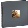 Hama Spiral Album Fine Art grigio 36x32 cm 50 pagine nere