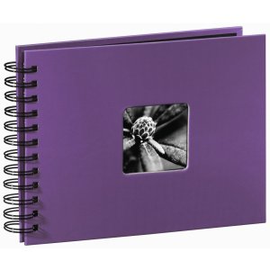 Album piccolo a spirale Fine Art 24x17 cm viola