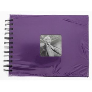 Album piccolo a spirale Fine Art 24x17 cm viola
