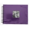 Album piccolo a spirale Fine Art 24x17 cm viola