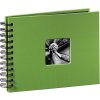 Hama Spiral Album Fine Art 24x17 cm verde mela 50 pagine nere