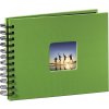 Hama Spiral Album Fine Art 24x17 cm verde mela 50 pagine nere