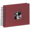 Album piccolo a spirale Fine Art 24x17 cm bordeaux