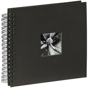 Album a spirale Hama Fine Art nero 28x24 cm 50 pagine nere