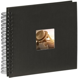 Album a spirale Hama Fine Art nero 28x24 cm 50 pagine nere