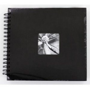 Album a spirale Hama Fine Art nero 28x24 cm 50 pagine nere
