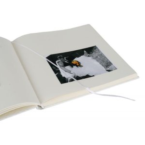HNFD Libro degli ospiti del matrimonio KOLARA con rilievo e foto 23x25 cm 176 pagine bianche