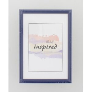 Cornice di plastica Madrid 10x15 cm blu