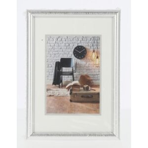 Cornice di plastica Sevilla 10x15 cm argento