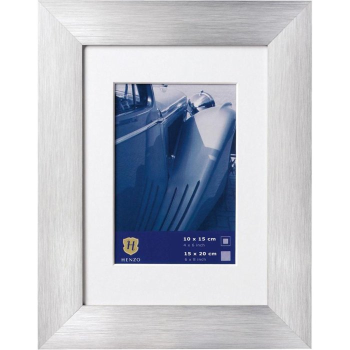 Henzo Lucerna Cornice in alluminio 15x20 argento