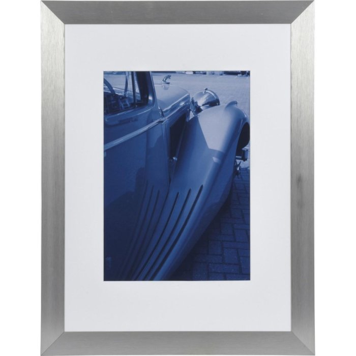 Telaio in alluminio Henzo LUZERN argento 30x40 cm con passepartout 20x28 cm