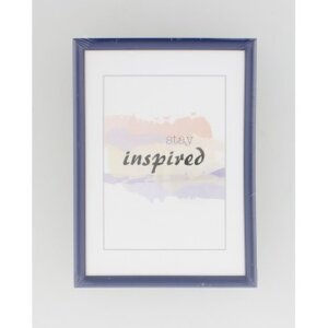 Cornice di plastica Madrid 13x18 cm blu