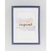 Cornice di plastica Madrid 13x18 cm blu