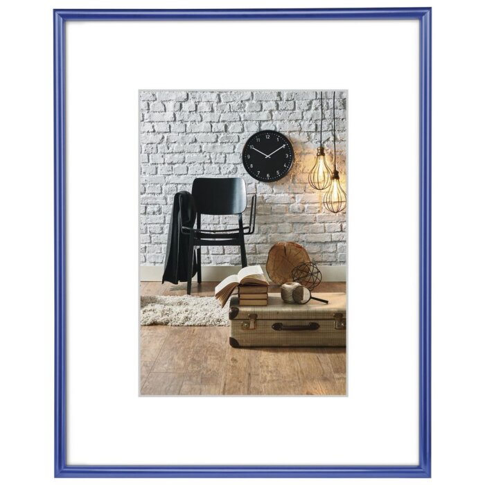 Cornice di plastica Sevilla 13x18 cm blu