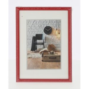 Cornice di plastica Sevilla 13x18 cm rosso