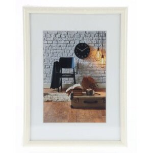 Cornice di plastica Sevilla 13x18 cm bianco
