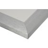 40x50 Cornice in alluminio con Passepartout argento Lucerna