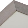 40x50 Cornice in alluminio con Passepartout in acciaio Lucerna