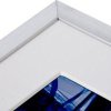 Henzo Cornice in alluminio Portofino 10x15 cm argento con passe-partout 7x10 cm