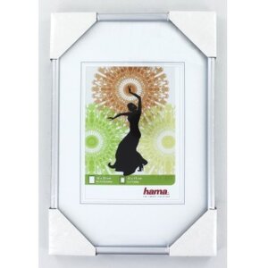 Cornice in plastica Madrid 15x20 cm argento