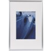 Henzo Cornice in alluminio Portofino 20x30 cm argento con passepartout 13x18 cm