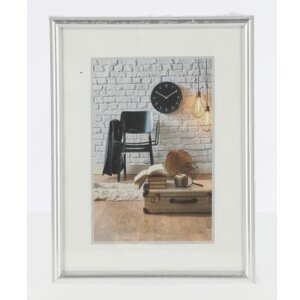 Hama Cornice di plastica Siviglia 15x20 cm argento