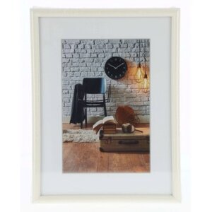 Cornice in plastica Sevilla 15x20 cm bianco