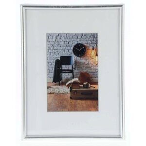 Cornice Hama in plastica Sevilla 18x24 cm argento