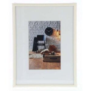 Cornice in plastica Sevilla 18x24 cm bianco
