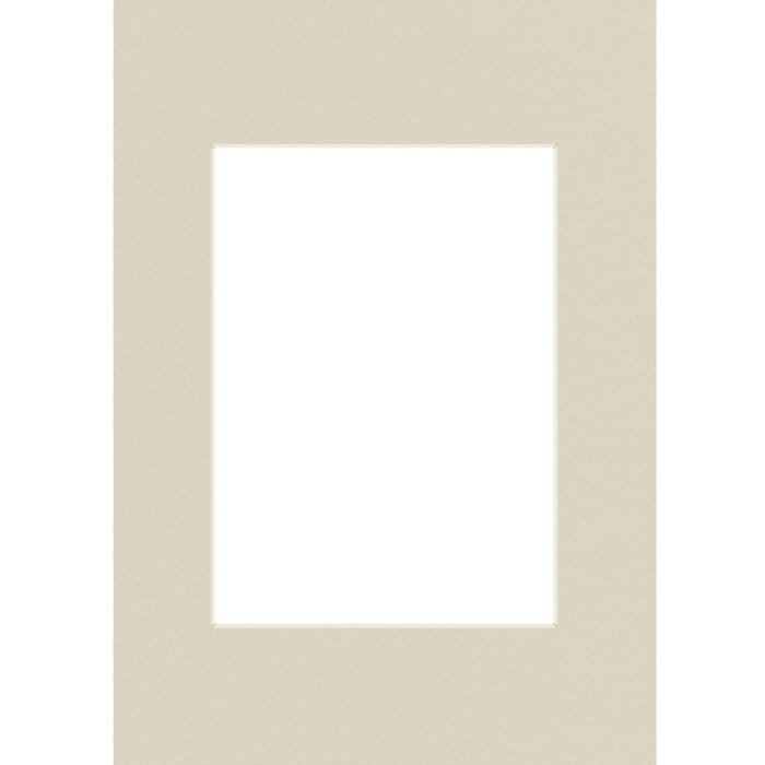 Passepartout 20x28 cm - 13x18 cm crema