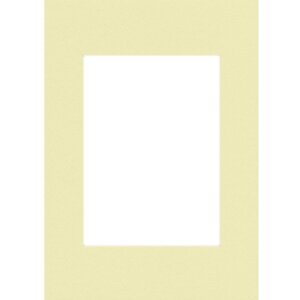 Passepartout 20x28 cm - 13x18 cm vaniglia