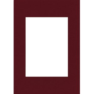 Passepartout 20x28 cm - 13x18 cm rosso mattone