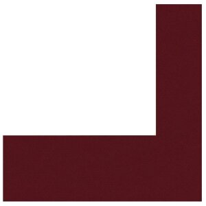 Passepartout 20x28 cm - 13x18 cm rosso mattone
