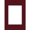 Passepartout 20x28 cm - 13x18 cm rosso mattone