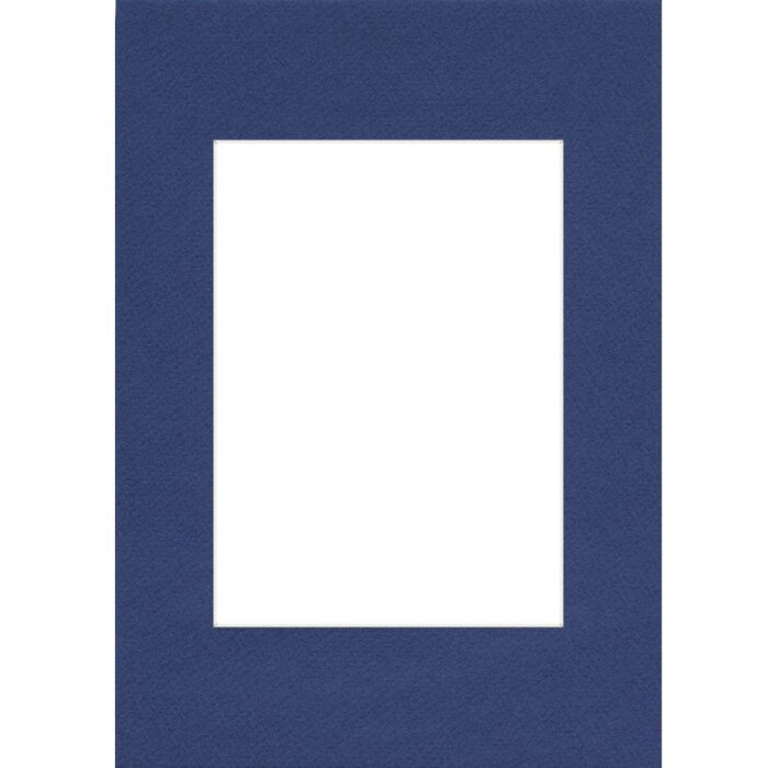 Passepartout 20x28 cm - 13x18 cm blu navy