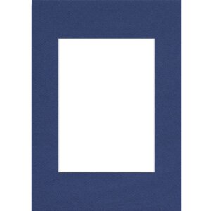 Passepartout 20x28 cm - 13x18 cm blu navy