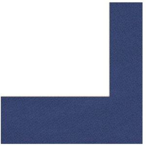 Passepartout 20x28 cm - 13x18 cm blu navy