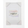 Cornice in plastica Madrid 20x30 cm bianco