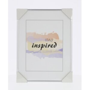 Madrid cornice di plastica 30x40 cm argento
